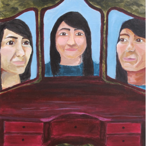 Self-Portrait, Girl in 3 Mirrors